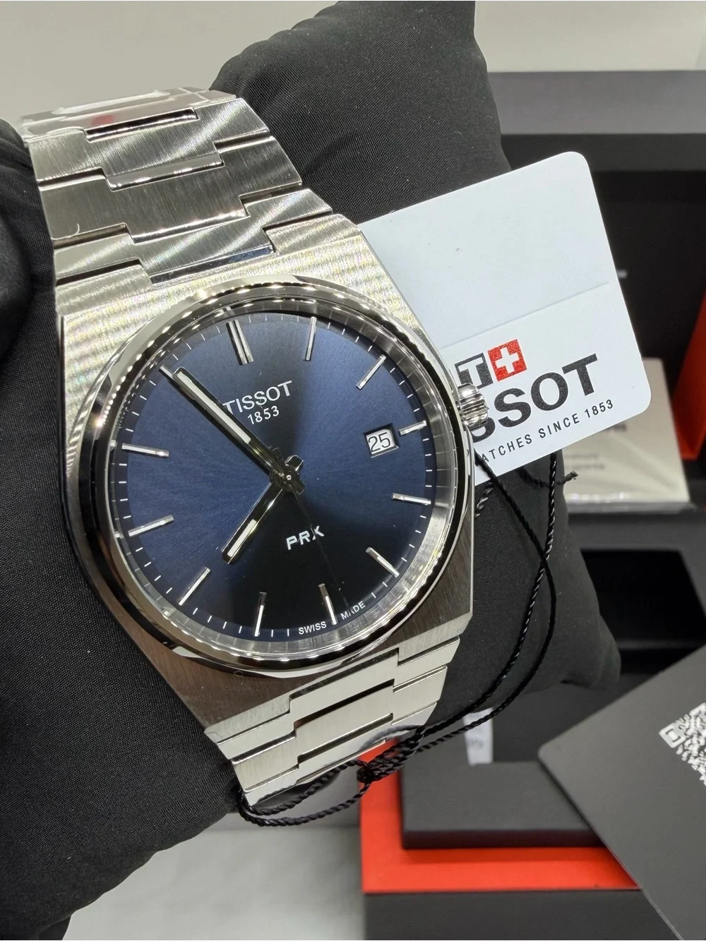 Tissot elegant blue
